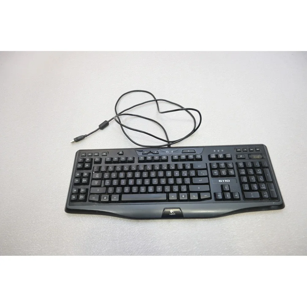 Logitech G110 Gaming Keyboard PC Black Wired USB Backlit‎ G-Keys